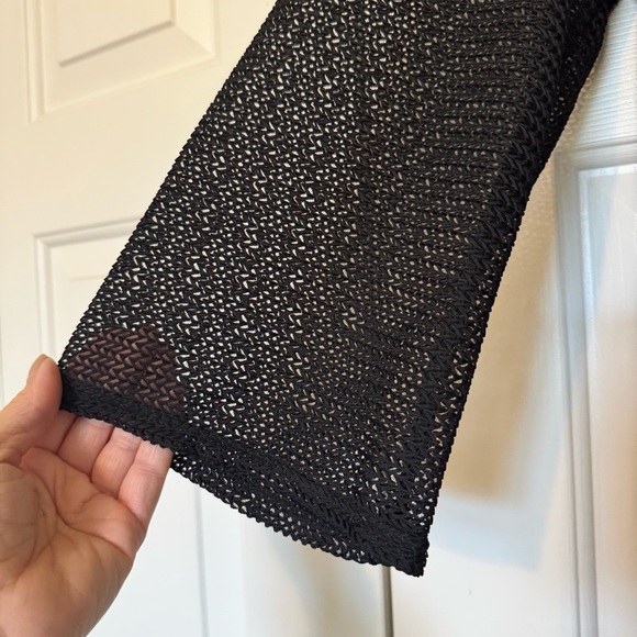 Jordan Taylor Women's Black Mesh Swimsuit Cover Up - Picture 3 of 6